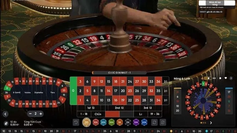 Hướng dẫn cách chơi game bài đổi thưởng Roulette EE88 chi tiết